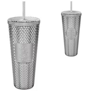 Starbucks | Walt Disney World's 100th Anniversary | Studded Silver Tumbler